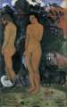 Adán y Eva Postimpresionismo Primitivismo Paul Gauguin